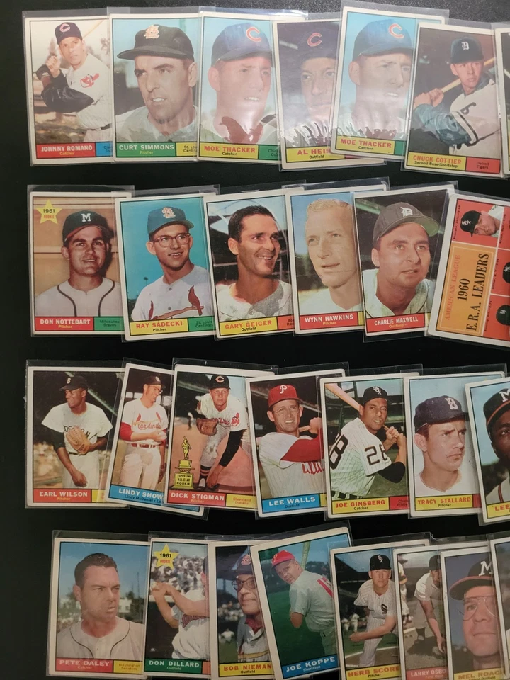 Tarjetas de béisbol Topps 1961 - 47 diferentes - con Robin Roberts y Richie Ashburn Foto 2 de 4