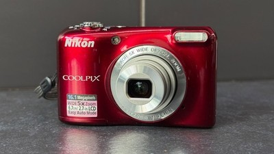 Nikon Coolpix L27 16.1MP Digital Camera - Red