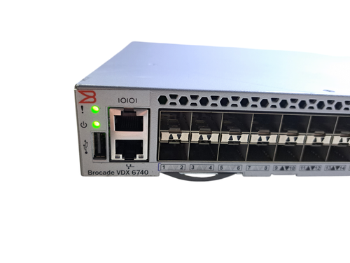 Brocade VDX 6740 Series BR-VDX6740-24-F 48 Port Managed Switch *READ* - 第 5/7 張圖片