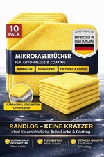 10er Pack Mikrofaser Microfaser Allzwecktuch Coating Towel 350 GSM 40x40cm