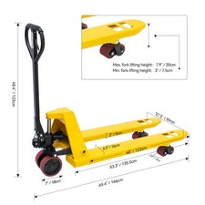 Heavy Duty Pallet Jack 6600 LB - usage example