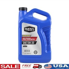 High Mileage Full Synthetic 5W-20 Motor Oil 5 Quart Enhanced Engine Care New 22.30 per gallon