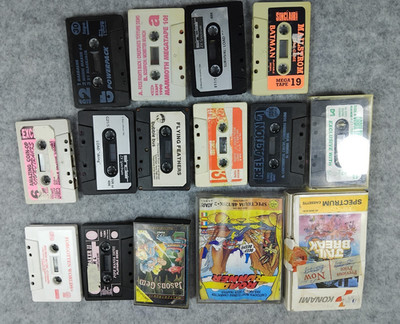 14 Sinclair ZX Spectrum 48k 128k Tapes, Spielepaket Vintage Spiele J61x