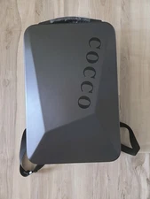 NWOT Cocco Hard Side Backpack Mobile Barber Case Black & Orange