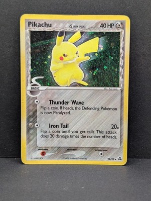 Pikachu Delta Species 93/92 Legend Maker Holo Secret Rare Pokemon