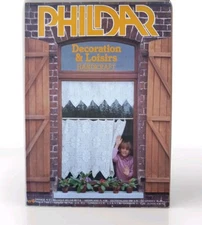 Vintage PHILDAR Decorations & Loisirs Handicraft Book #6 Lace Crochet Bedspreads
