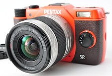  Near Mint Pentax Q10 Orange Mirrorless w/02 Lens Digital Camera From Japan 99