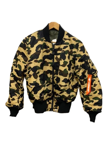 A BATHING APE (BAPE) Giacca da volo A BATHING APE kaki M usata