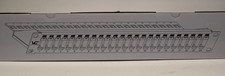 Vertical Cable 24 Port 1RU BLANK Patch Panel with Cable Manager / Keystone Hole