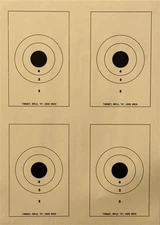 (14 PACK) A-1000"/4 Rifle "A" DCM Rifle/Carbine Target, 17" x 23-1/2"
