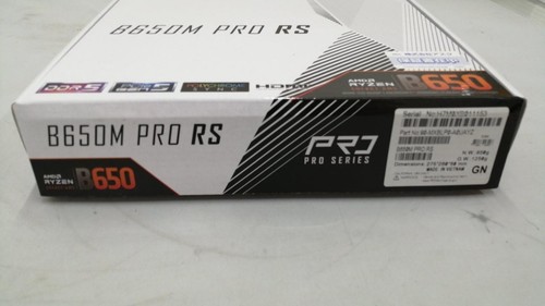 ASRock B650M PRO RS Micro ATX Motherboard AMD RYZEN 9000/8000/7000 AM5 DDR5 USED - 第 3/5 張圖片
