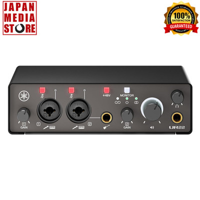 Yamaha UR22MK3 Black Compact High-Quality 24-bit/192kHz Audio Interface NEW
