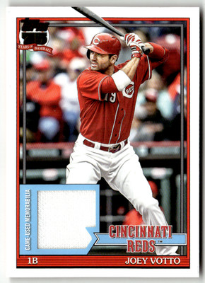 2026 Topps MLB 75 Years No. 91R-JV Joey Votto Game-Worn Patch