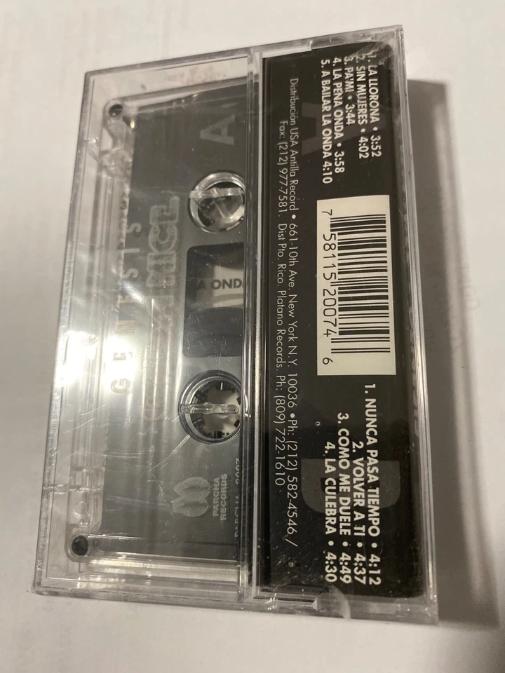 Genesis Onda Rice Cassette Tape New La llorona Rare exitos - Image 2 of 4