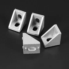UEETEK 25Pcs 2020 Corner Bracket for 20mm Aluminum Extrusion (Dull Polish) |
