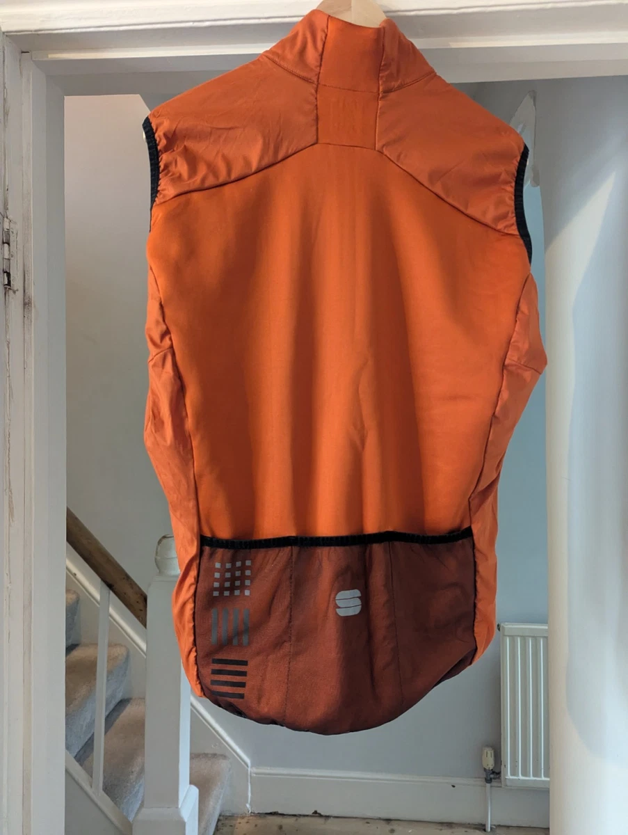 Sportful Giara Thermal Gilet Men's XXL Sienna Orange Great Used Condition