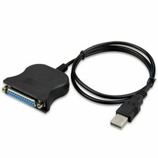 USB To 25 Pin DB25 Female IEEE 1284 Parallel Printer LPT Adapter Print Converter