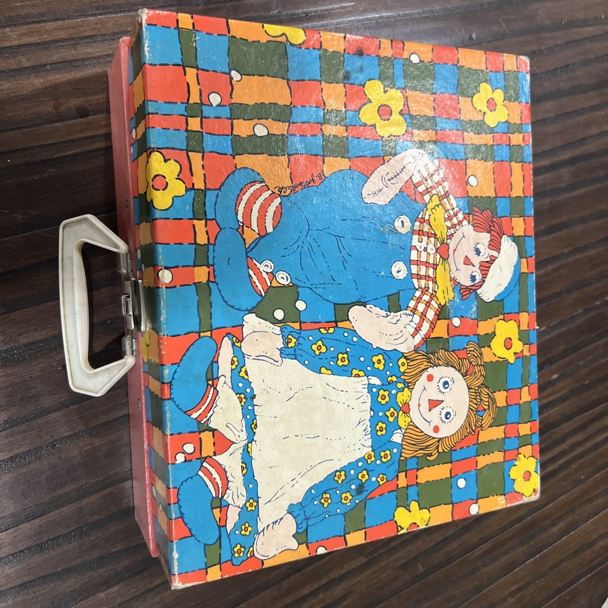 レア　希少品　RAGGEDY ANN &ANDY 1974年　貯金箱　美品 Raggedy Ann&Andy (ラガディアンアンドアンディ) アンティーク貯金箱