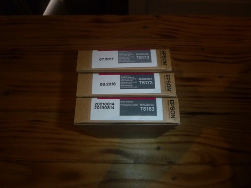 LOT DE 11 CARTOUCHES D ENCRE D ORIGINE EPSON T6161 / T6162 / T6163 / T6164 - Afbeelding 7 van 9