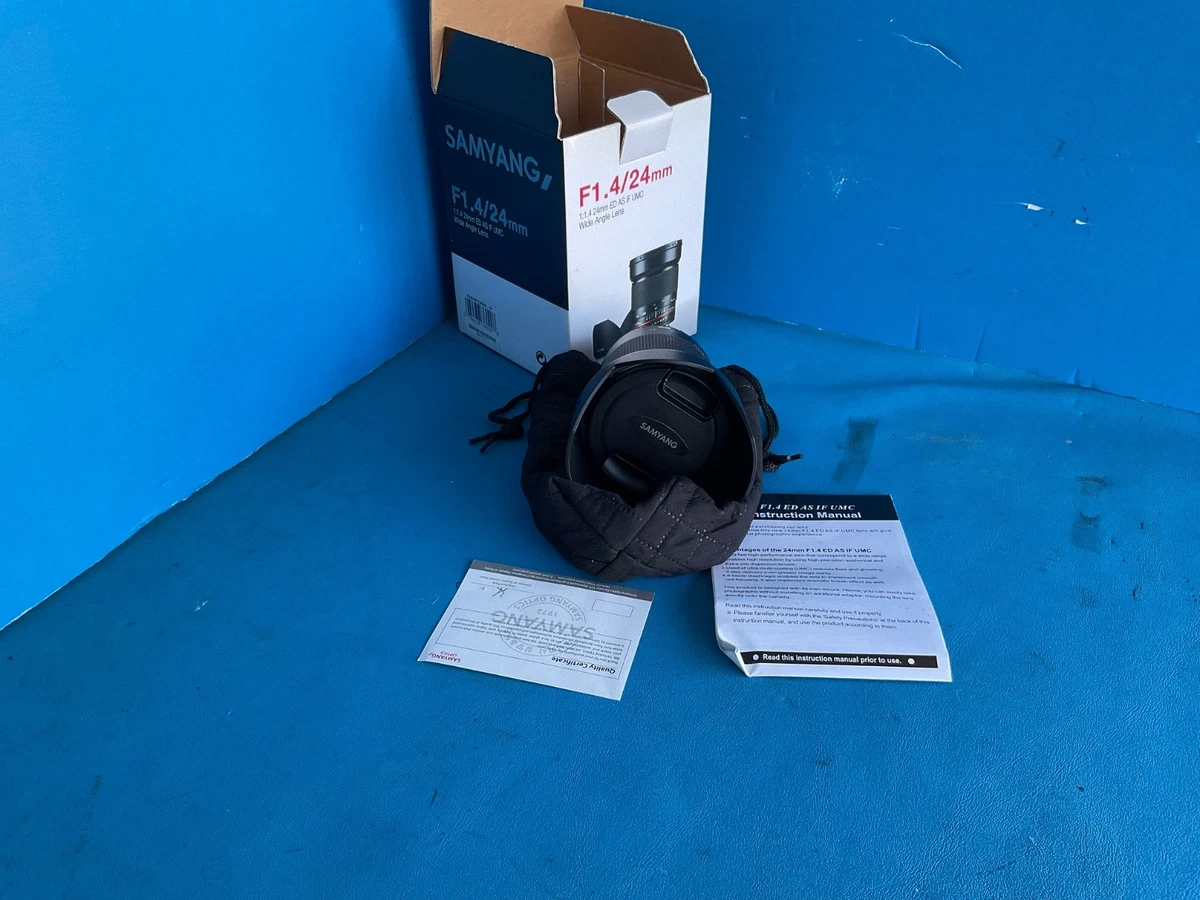Samyang f/1.4 Camera Lenses 24mm Focal for sale | eBay
