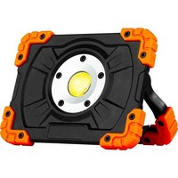 Rev Led Akku Arbeitsleuchte Lampe Fluter Strahler Schwarz IP44 5W Kaltweiß Usb