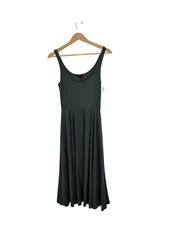 Quince Women Tencel Jersey Fit & Flare Dress Green S