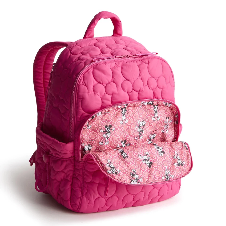 Mochila Vera Bradley Mujer Disney Peso Pluma Bancroft, Rosa Remolacha, En... Foto 4 de 4