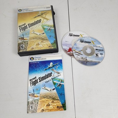 Microsoft Flight Simulator X Deluxe Edition PC DVD-ROM Windows Game w/ Product