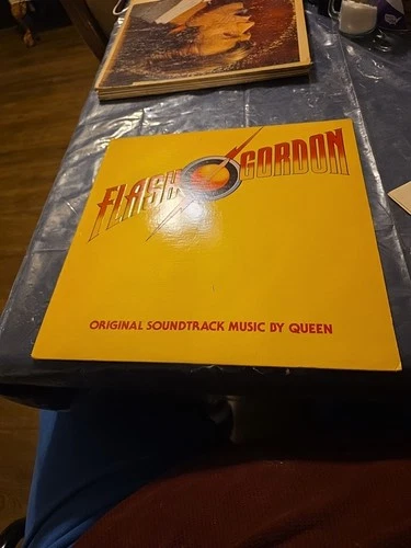 Flash Gordon Original Soundtrack Queen Vinyl LP Elektra  with Insert