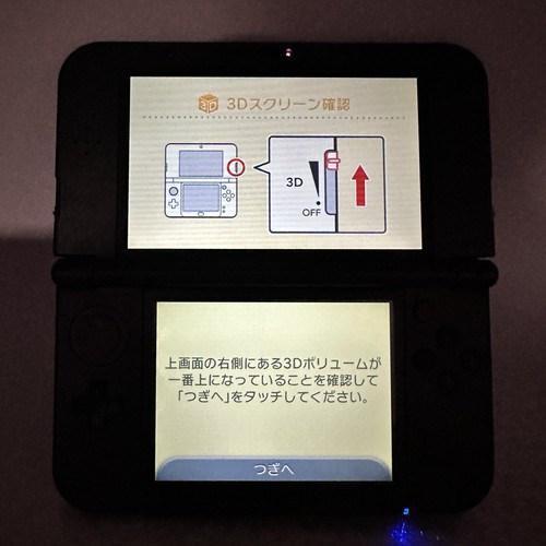 【Exc+5】Nintendo New 3DS LL Metallic Black w/Charger Box Japanese ver Bottom IPS - Foto 9 di 24