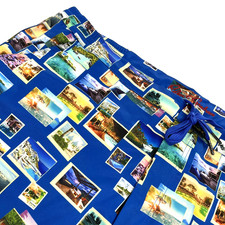 Robert Graham Postcards Swim Trunks Men's 2XL Hydrocool Signature Print NWT 98