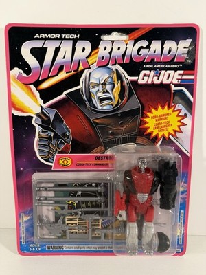 1993 G.I Joe Star Brigade Armor Tech Destro Cobra Tech Commander Hasbro Sealed