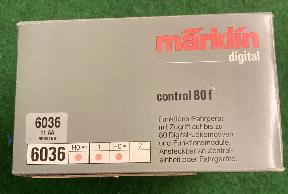 Märklin Digital 6036 Control 80f Steuerung digitales Steuergerät getestet (2) - Bild 4 von 4