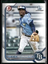 Alejandro Pie 2022 Bowman #BP-99 Tampa Bay Rays