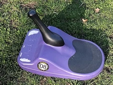 Used Zipfy Purple #08 Zippy Freestyle Mini Luge Sleigh Alpine Race Sled Fun Snow