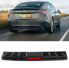 Heckdiffusor Licht Heck Diffusor Lippe Heckstoßstange Splitter für Tesla Model 3