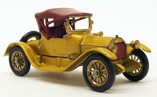 Matchbox Models Of Yesteryear Y-6 - 1913 Cadillac - Gold Window Box - Picture 2 of 2