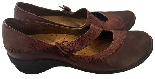 Mary Jane Hush Puppies Epic Flats, Women's Size 7.5 . Two Toned Brown Leather. - Picture 3 of 4