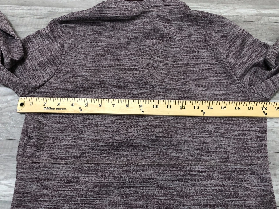 Nike Golf Dri-Fit Sudadera Mujer M Púrpura Gráfico Manga Larga Cuarto Cremallera Foto 3 de 4