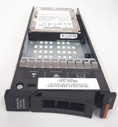 Genuine IBM 900GB 2.5 SAS 10K StorWize V7000 Caddy 1FE200-039 00Y2684 Enterprise - Picture 9 of 12