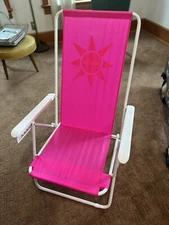 NEW NOS Vtg Virginia Slim Cigarette Advertising Beach Chair