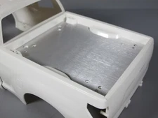 Aluminum Bed Liner Trunk Top Cover Plate Tamiya Toy R/C 1/10 Toyota Tundra Truck