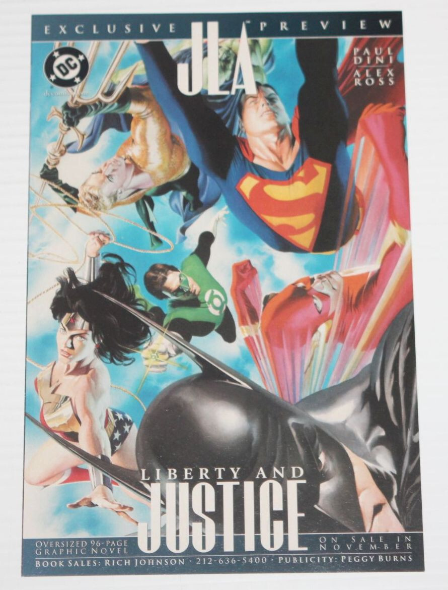 DC Comics JLA Liberty And Justice Exclusive Preview 8 Pages 2003