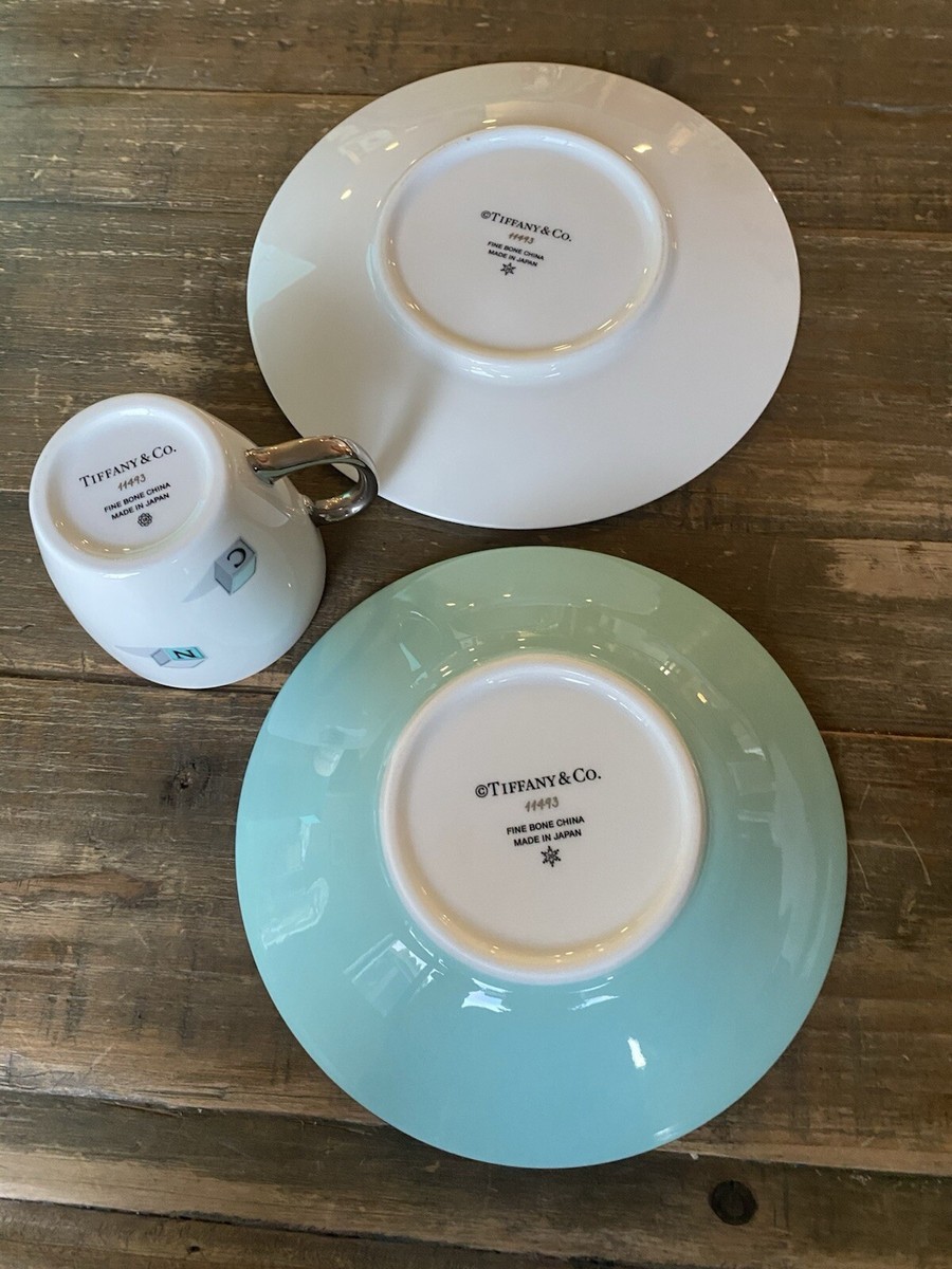 ティファニー ベア＆ブロック 3ピース セット 食器セット Tiffany & Co. Baby Bear & Blocks 3 Piece Set Cup Bowl Plate