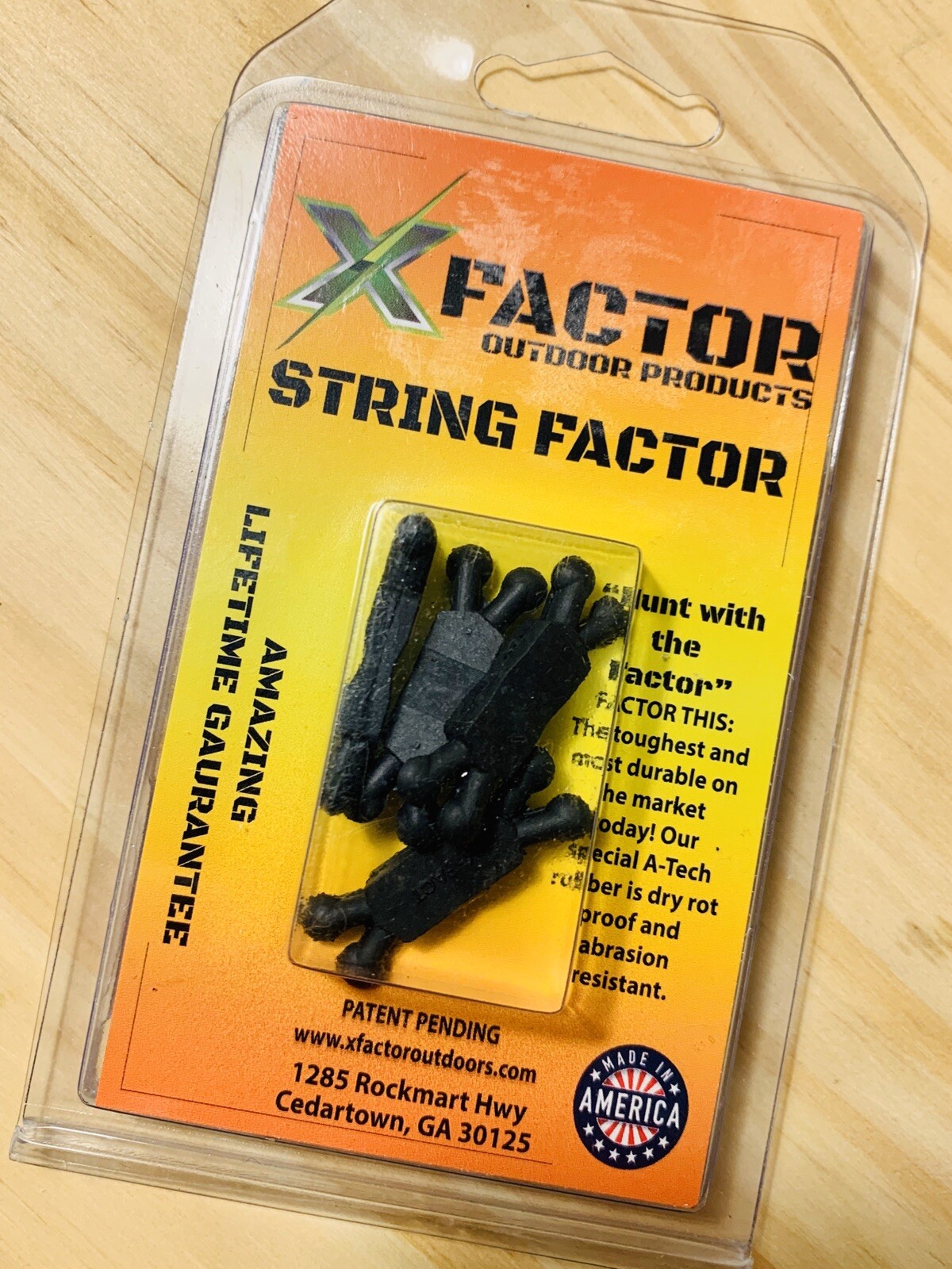 lifetime outdoor products on Nib X Factor String Factor Bow String Silencer 4 Pack Lifetime Guarantee Ebay