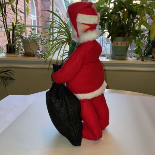 VINTAGE 1963 ANNALEE SANTA WITH BOOK OF GOOD BOYS & GIRLS 16” TALL - Picture 3 of 24