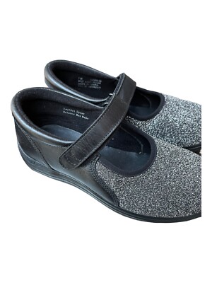 Drew Shoes Women's Magnolia Mary Jane - Therapeutic Comfort, Black, Wide Width (5.5 WW), Velcro Closure