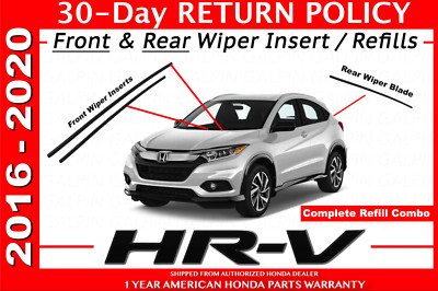   NEW GENUINE HONDA HR-V HRV WIPER INSERTS / WIPER REFILL SET 2016-2022  