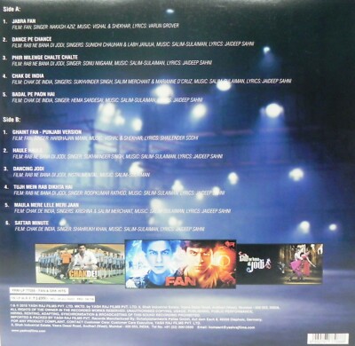 Hits of SRK LP Vinyl Record Bollywood Shahrukh Khan HIndi Film