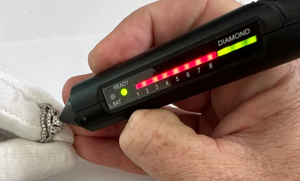 Adrianna Papell 1.20CT Natural Diamond Wedding Bridal Ring Set 14K White Gold - Image 4 of 4